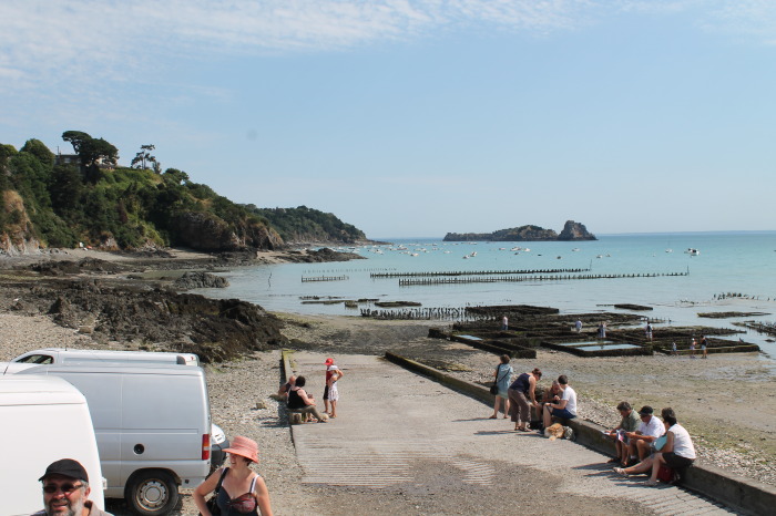 Cancale, allevamento di ostriche