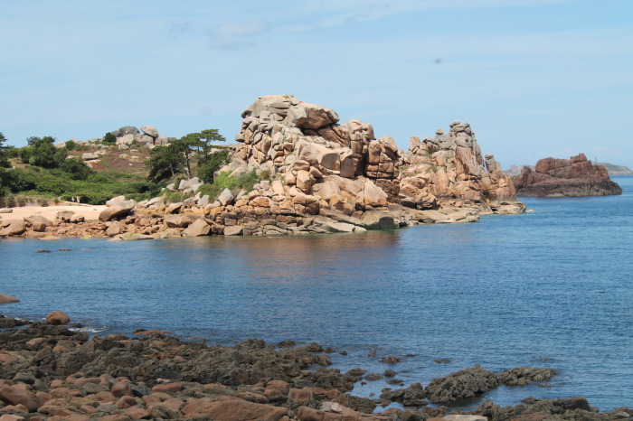 Trébeurden, Rocce di Granito Rosa